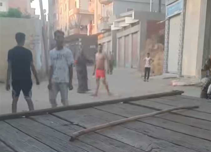  تعدي شاب على المارة بسلاح أبيض في الدقهلية