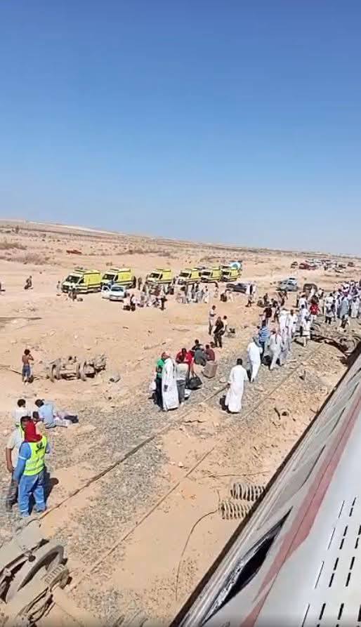 بالأسماء.. ضحايا حادث قطار مطروح