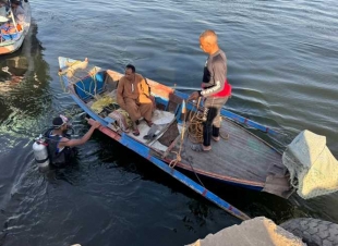 استمرار عمليات البحث عن شاب غرق في مياه النيل في العياط