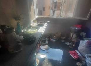 إصابة طفلين في حريق شقة بـ القليوبية