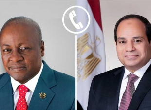 الرئيس السيسي يوجّه تهانيه لرئيس غانا بمناسبة فوزه في الانتخابات وتجديد ولايته