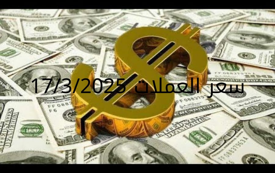 سعر الدولار والعملات في البنك المركزي وجميع البنوك المصرية 17-3-2025