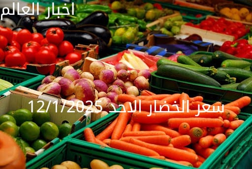 أسعار الخضار اليوم بالكيلو في سوق العبور الأحد 12-1-2025