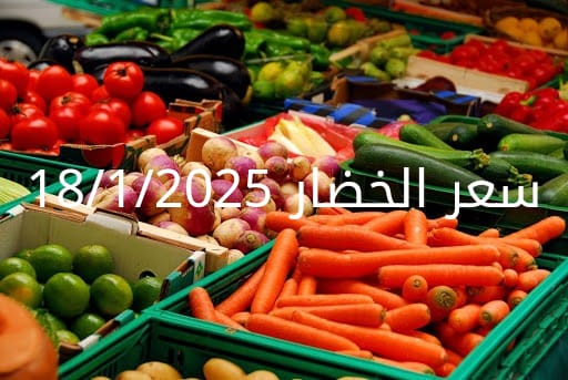 أسعار الخضار اليوم بالكيلو في سوق العبور السبت 18-1-2025