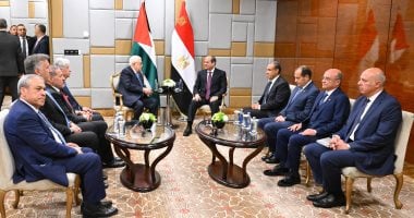 السيسي وعباس يبحثان وقف إطلاق النار في غزة واعتراف الدول بفلسطين في موسكو