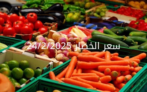 أسعار الخضار اليوم بالكيلو الاثنين 24-2-2025 في سوق العبور