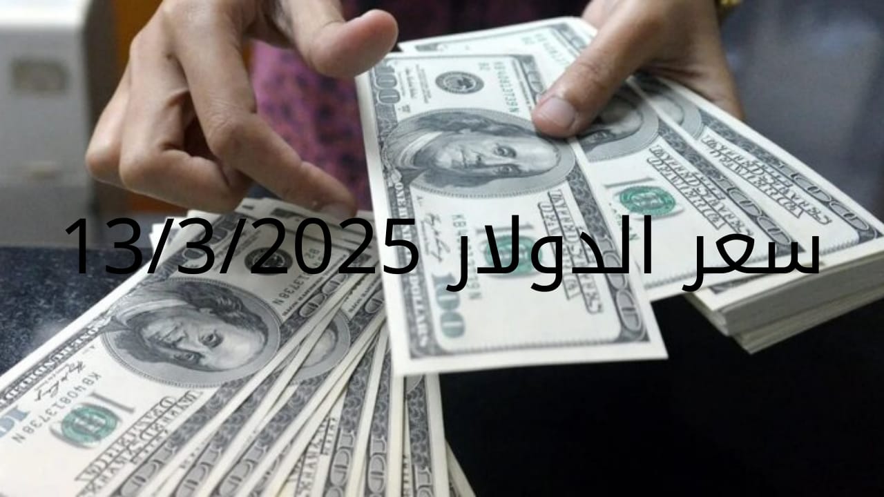 سعر الدولار والعملات في البنك المركزي وجميع البنوك المصرية 13-3-2025