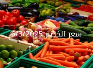 أسعار الخضار اليوم بالكيلو الخميس 6-3-2025 في سوق العبور