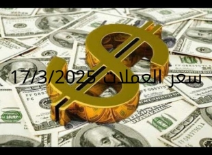 سعر الدولار والعملات في البنك المركزي وجميع البنوك المصرية 17-3-2025