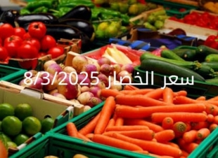 أسعار الخضار اليوم بالكيلو من سوق العبور السبت 8-3-2025