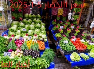 أسعار الخضار اليوم بالكيلو من سوق العبور الأحد 5-1-2025