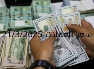 سعر الدولار والعملات في البنك المركزي وجميع البنوك المصرية 21-3-2025